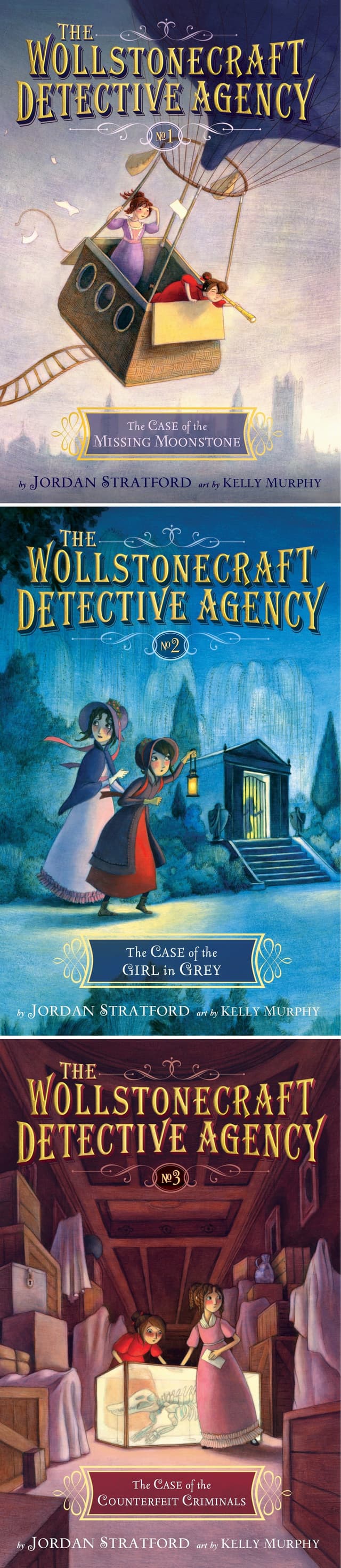 The Wollstonecraft Detective Agency Series (Books 1-3) - Jordan Stratford
